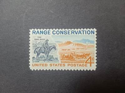 0拍押金0邮     美国上世纪60年代单枚套票 1961.2.2 ，美国牧区管理协会会议·华盛顿特区，纪念邮票，单枚成套，全新