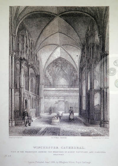 版画-温切斯特座堂（英语：Winchester Cathedral） - 版画-温切斯特座堂（英语：Winchester Cathedral）