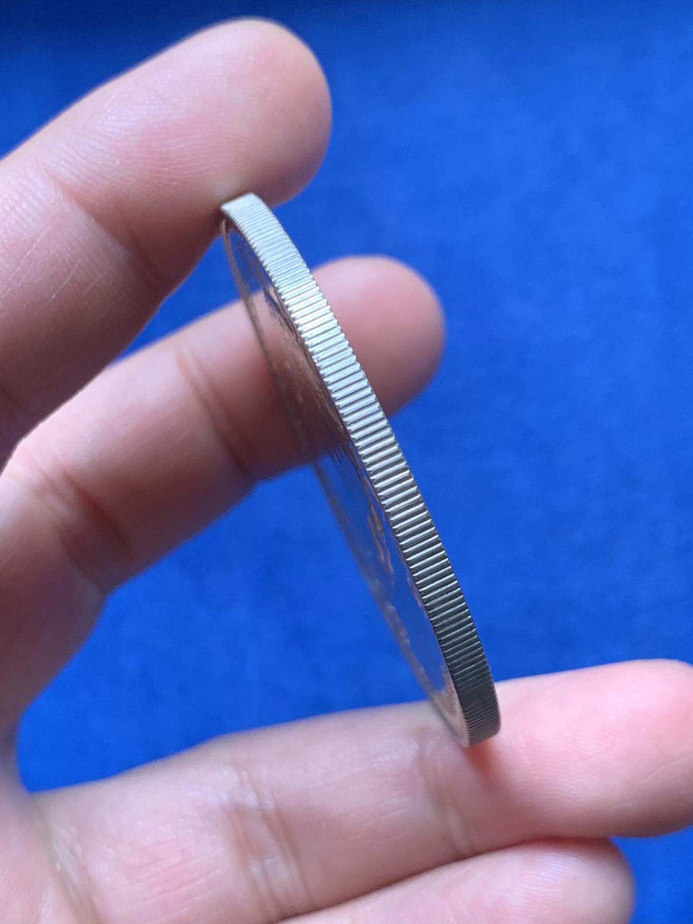 《竞宝斋》第377场 周日，周一 2场连拍 （全场包邮） 巴哈马1974年独立一周年10元铜镍币 50mm超大直径