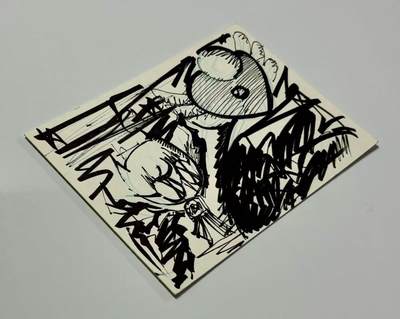 零元拍：歪歪亲笔签名亲绘原画色卡，尺寸：21CMX14CM，不是复制画哦 - 零元拍：歪歪亲笔签名亲绘原画色卡，尺寸：21CMX14CM，不是复制画哦