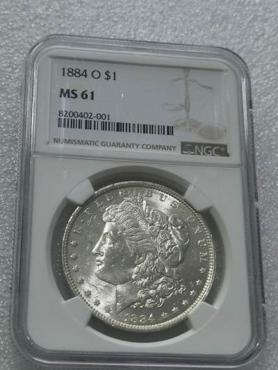天下钱庄专场欢迎参拍 - NGC MS61 1884美国摩根一美元银币