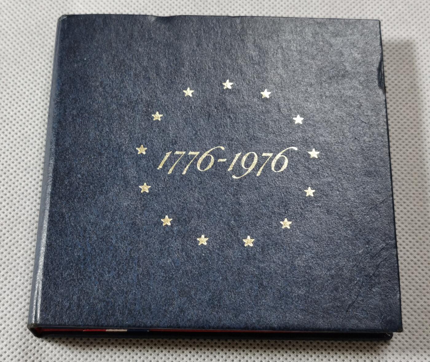  甄臻铺-世界币章拍卖（第15期）套币，现代银币专场。送拍享返佣金等优惠多多 美国1976年盒装建国精制纪念银币3枚套，几乎未氧化