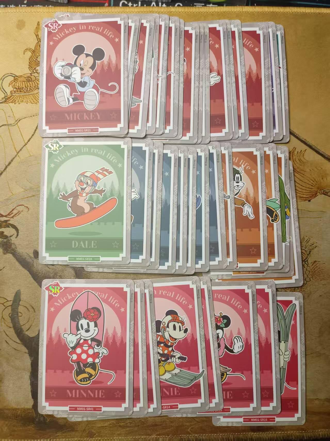龙虎卡牌第IIIXV场 （无佣金，满120包邮，欢迎送拍） 41张 迪士尼 SR 不重复