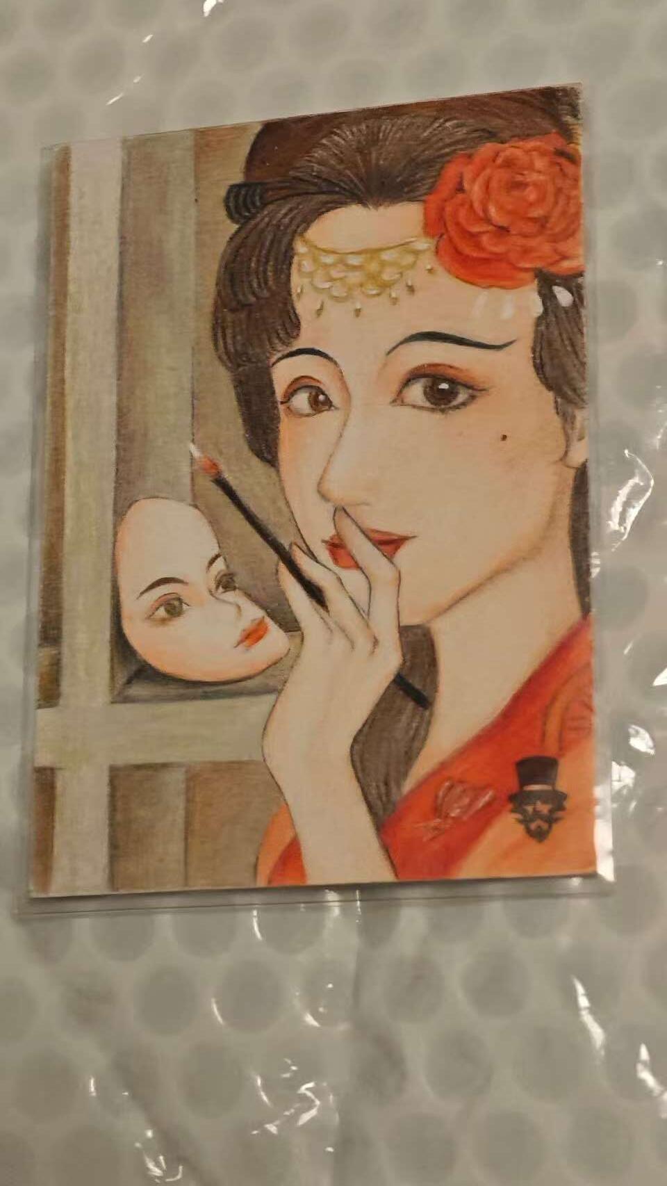 龙虎卡牌第IIIXV场 （无佣金，满120包邮，欢迎送拍） 【手绘】画皮 画师：方方  1/1