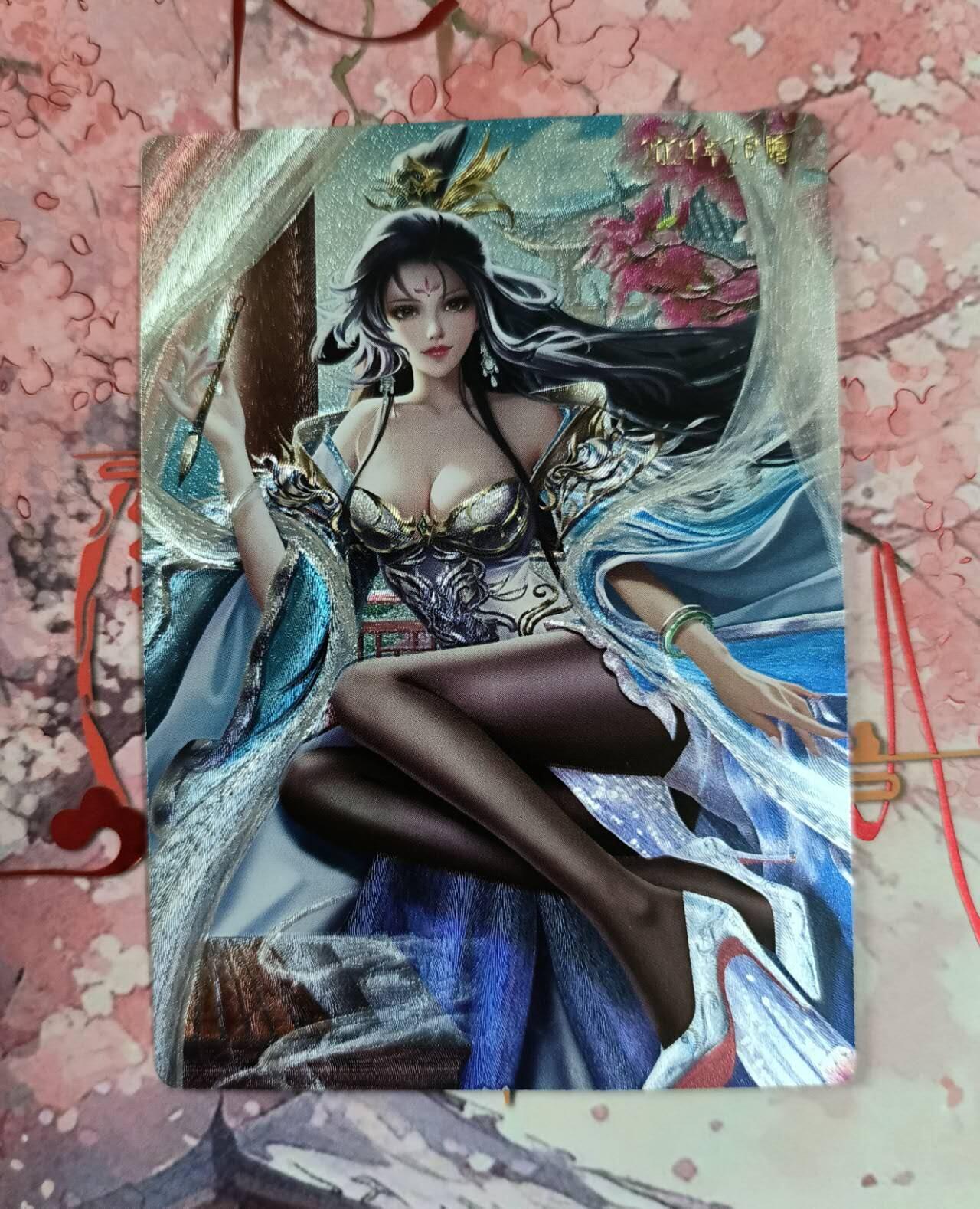 龙虎卡牌第IIIXV场 （无佣金，满120包邮，欢迎送拍） 粗闪卡 卡玩帕克满赠卡 曹植姬