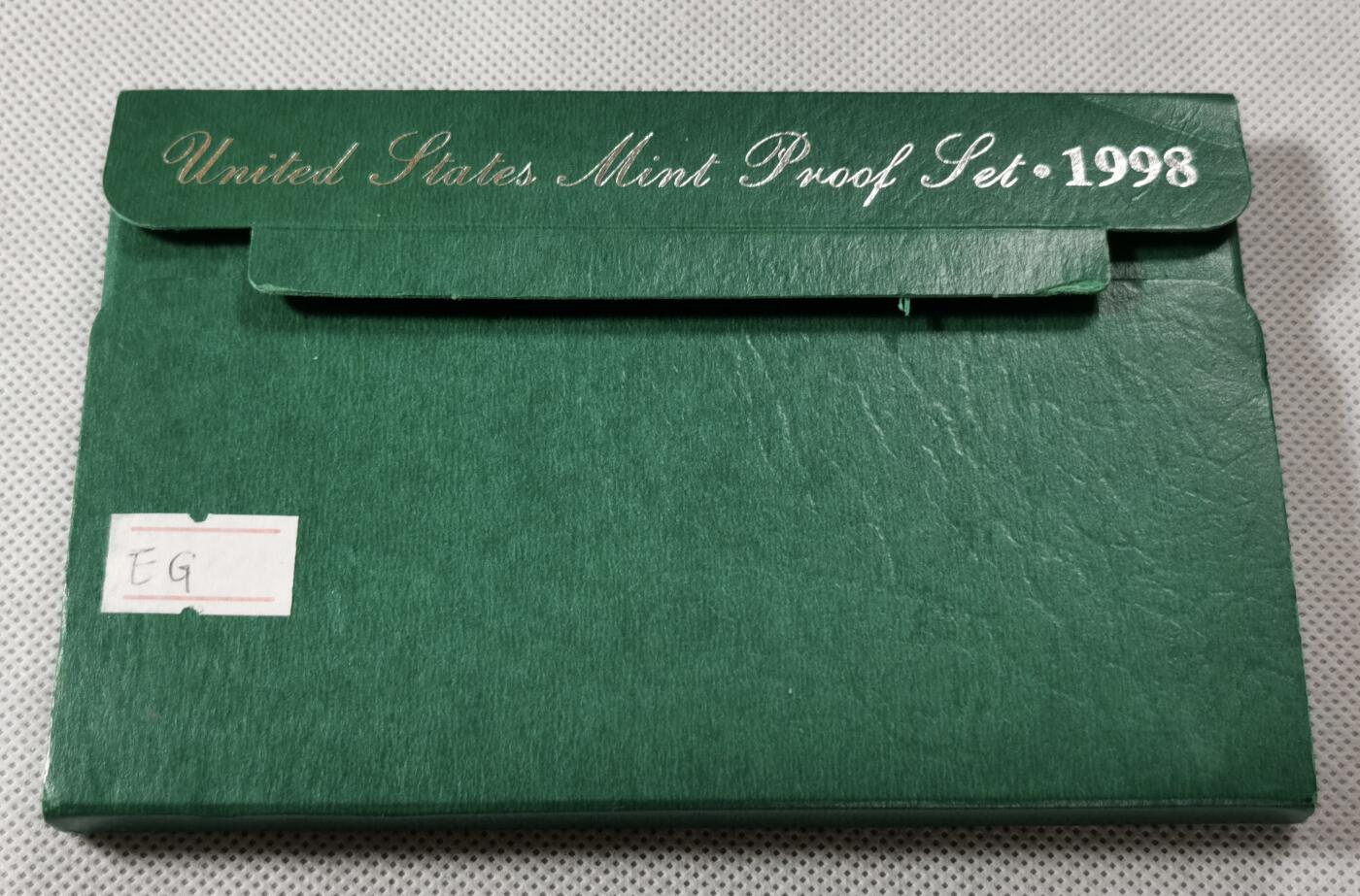  甄臻铺-世界币章拍卖（第15期）套币，现代银币专场。送拍享返佣金等优惠多多 美国1998年盒装精制套币，几乎未氧化