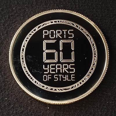 0起1加再包邮-纯粹捡漏拍-424套币银币场 - 【银章】中国2021年PORTS宝姿时装有限公司成立60周年及入职超10年纪念25克精制纪念银章