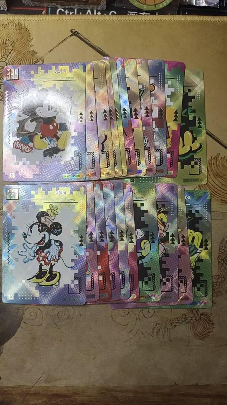 龙虎卡牌第IIIXV场 （无佣金，满120包邮，欢迎送拍） 21张不重复 迪士尼 SSR 