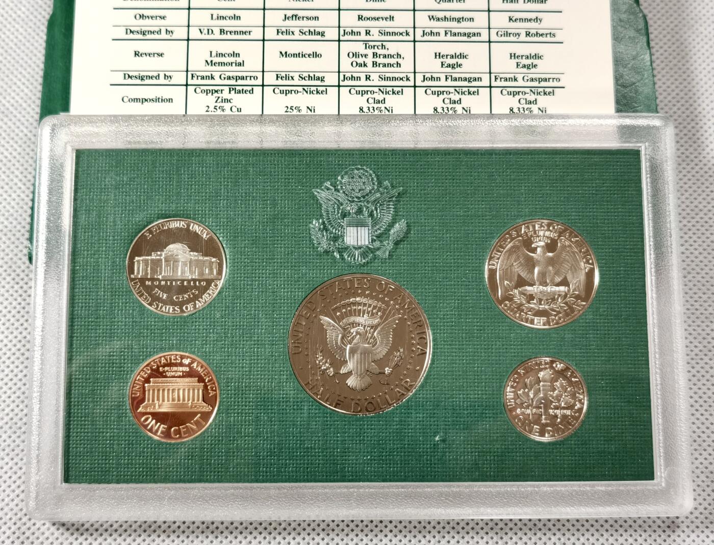  甄臻铺-世界币章拍卖（第15期）套币，现代银币专场。送拍享返佣金等优惠多多 美国1998年盒装精制套币，几乎未氧化