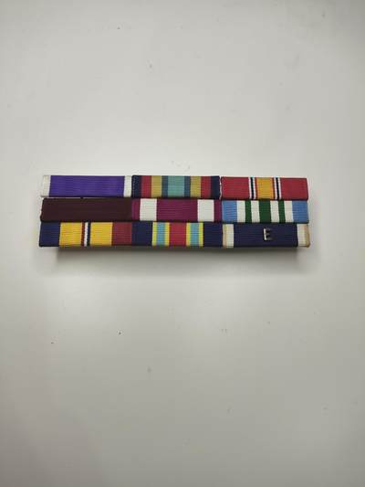 新时代收藏徽章红藏拍卖(第十五场) 五一假期快乐 - 美军紫心勋章得主勋略一套 看配置是海军士官