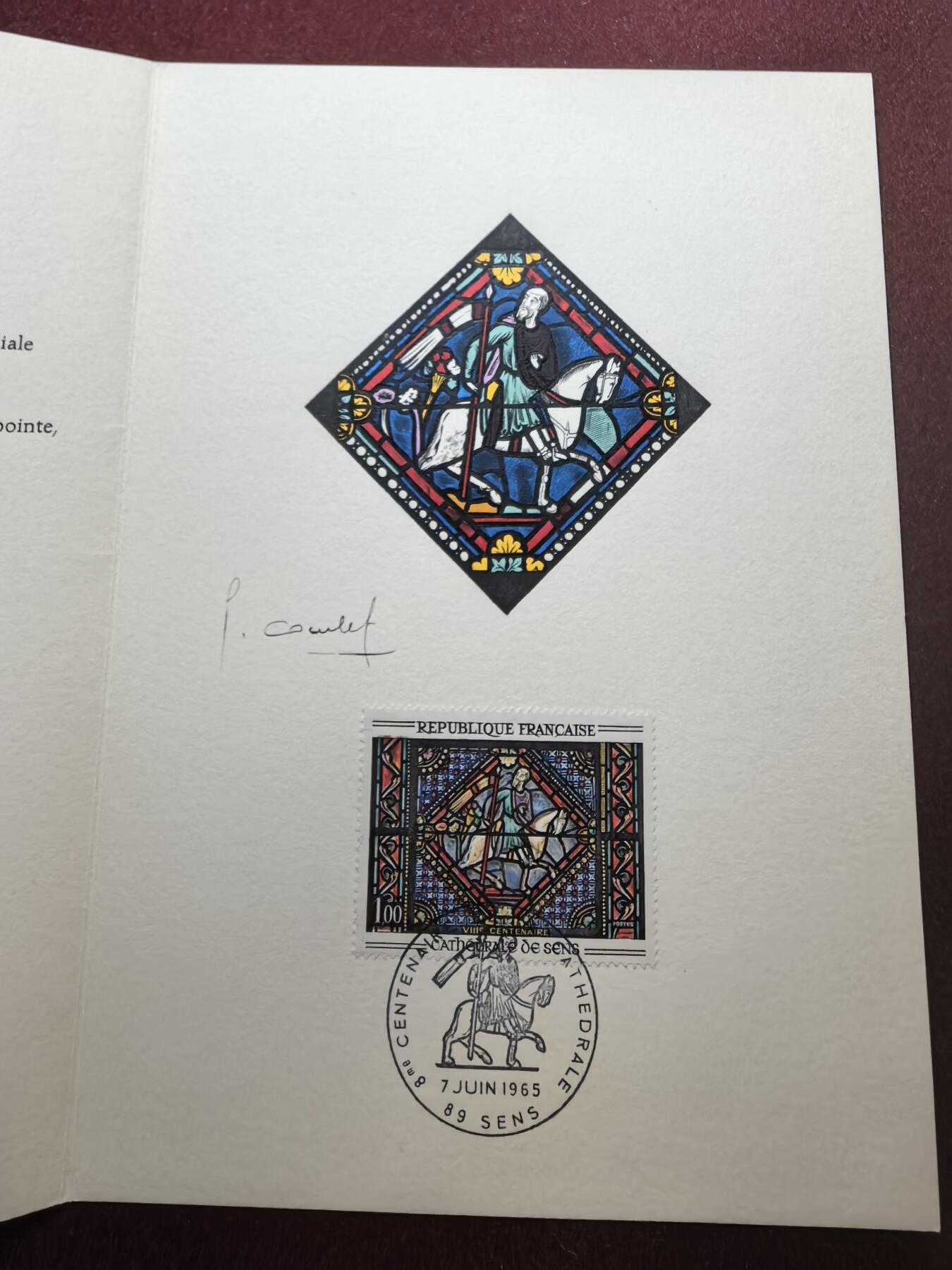 联合阁邮币社™ ——“精品多国邮品” 教堂壁画 雕刻版(有雕刻家签名)