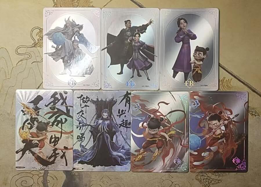 龙虎卡牌第IIIXV场 （无佣金，满120包邮，欢迎送拍） 7张 集卡社  哪吒