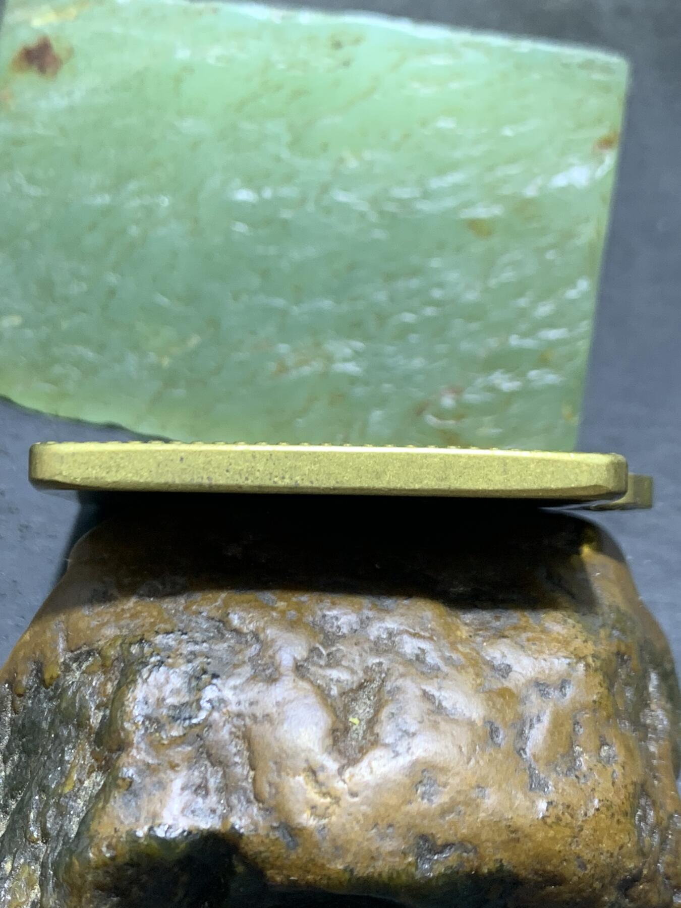 高精度黄铜九宫王三字真言护身牌一个，