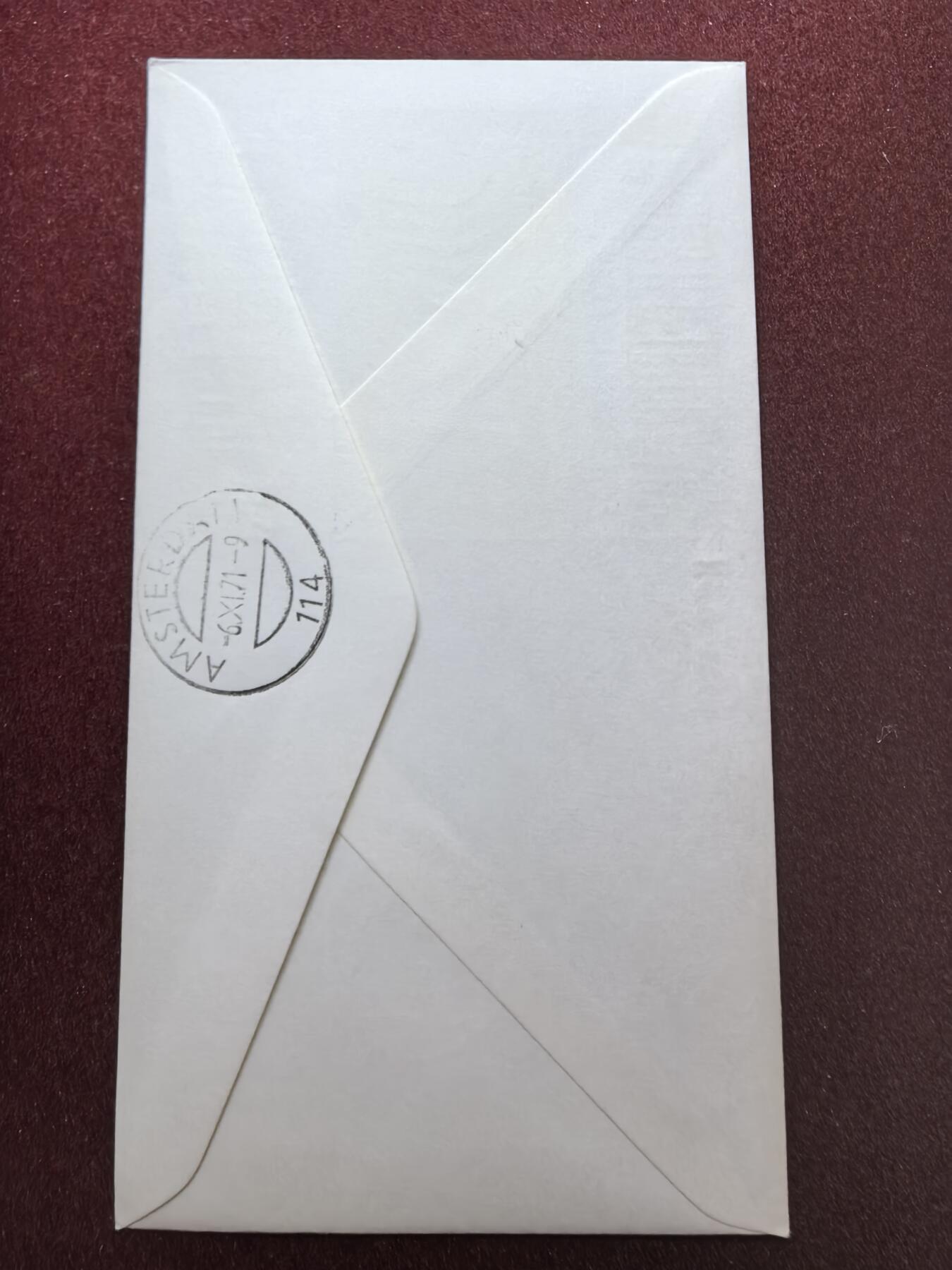 联合阁邮币社™ ——“精品多国邮品” 首航封 荷兰到香港 实寄