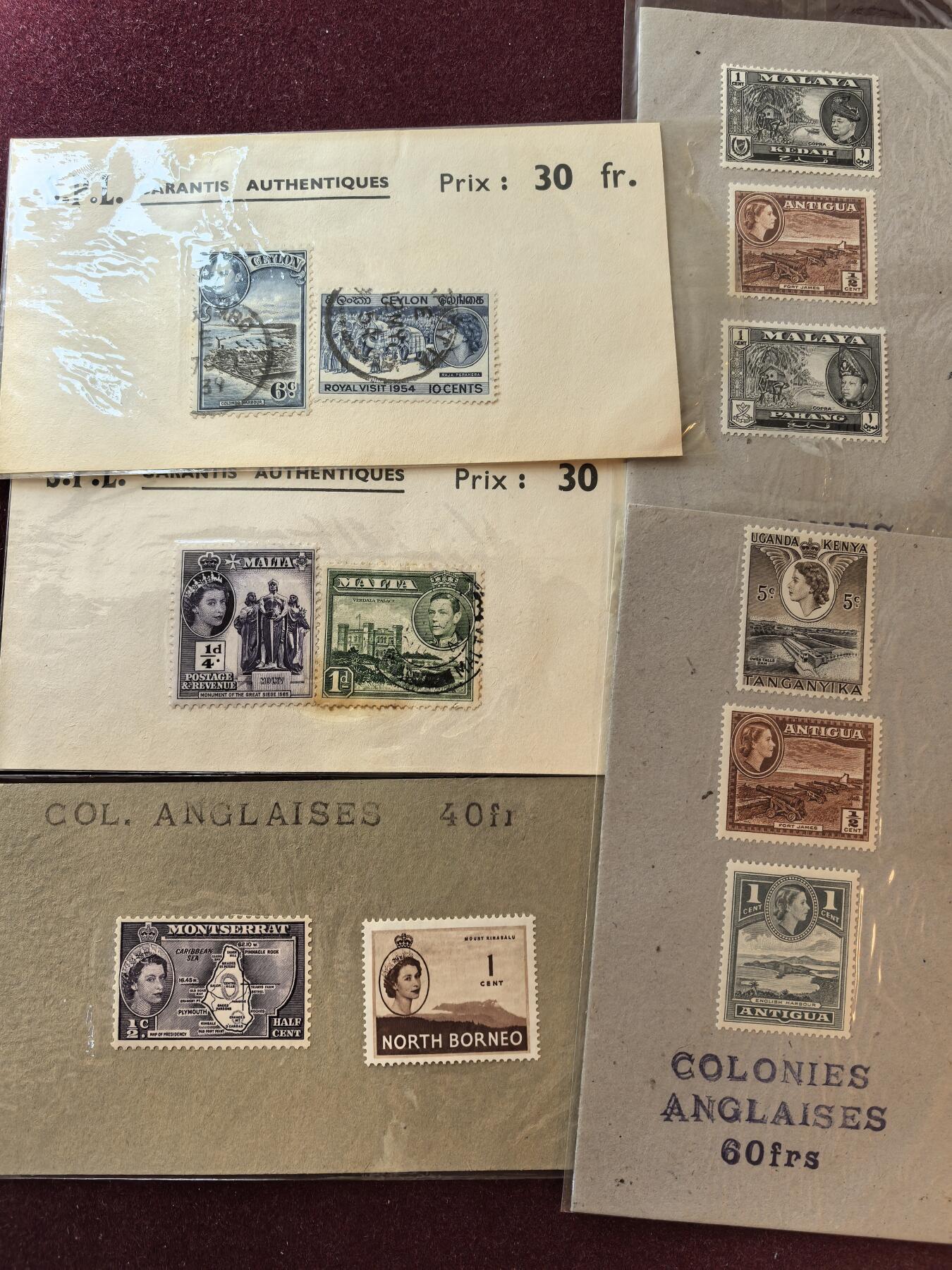 联合阁邮币社™ ——“精品多国邮品” 英属国贴票