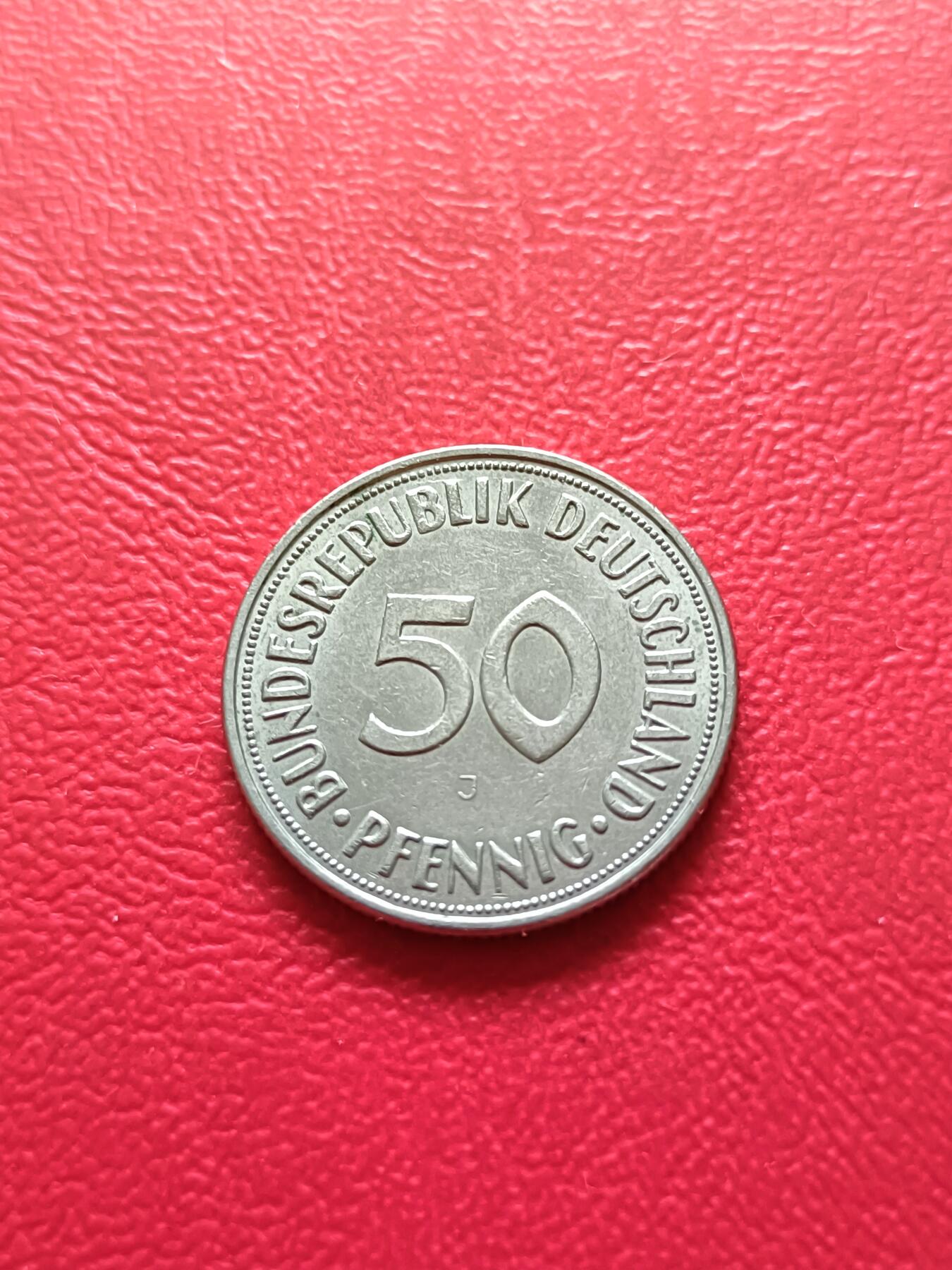 【云涧收藏】第二十三场 德国1950年首发J标50芬尼
