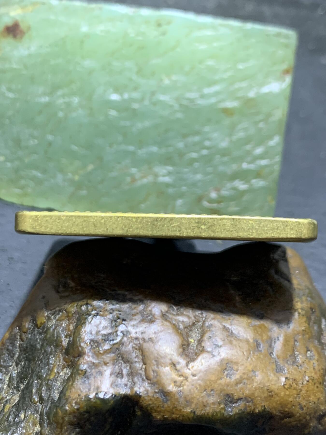 高精度黄铜九宫王三字真言护身牌一个，
