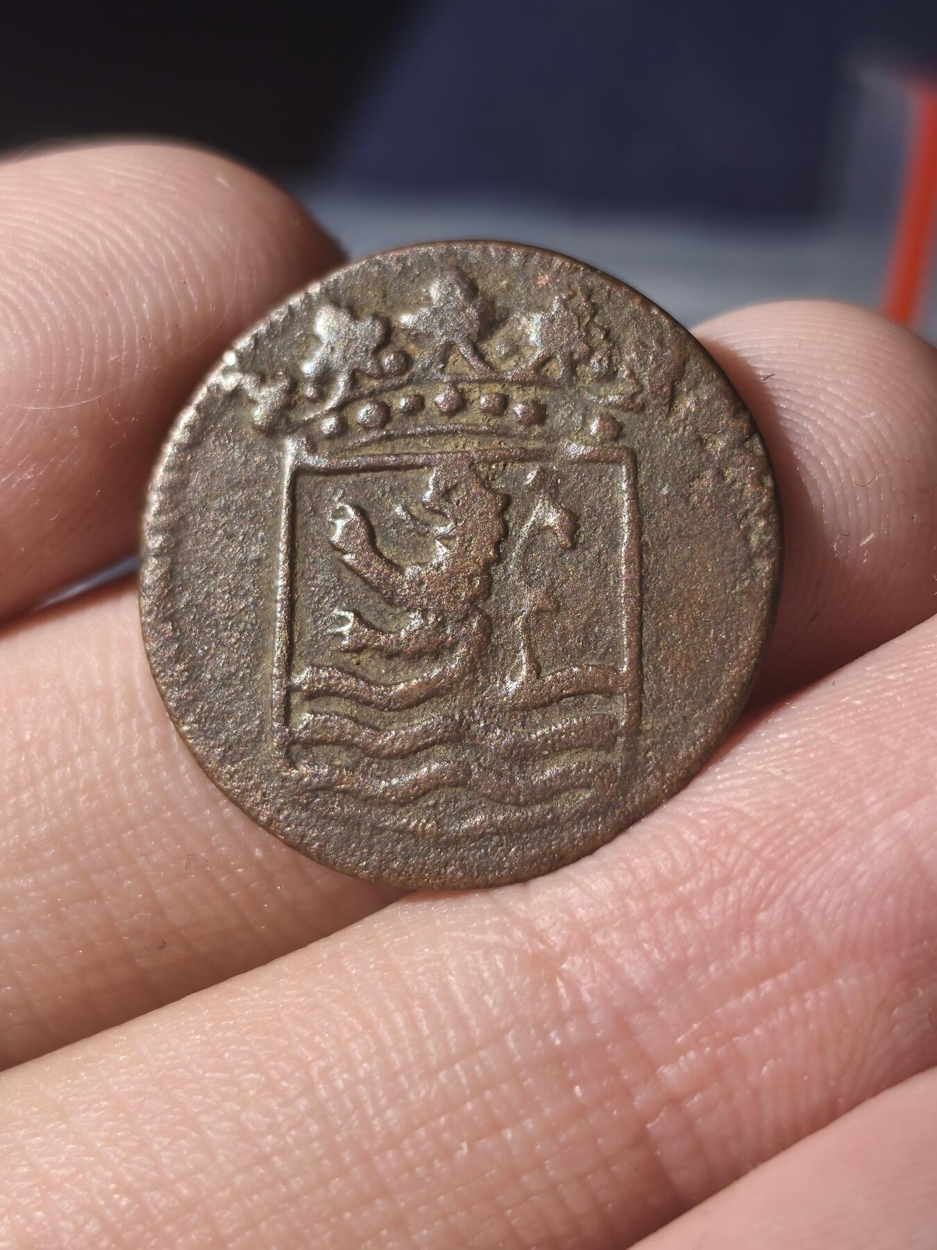 星盘世界钱币《穿越千年时光来到你的藏匣 》--5.9全球珍币拍卖夜 荷兰东印度公司泽兰省杜伊特铜币1753年少见品种