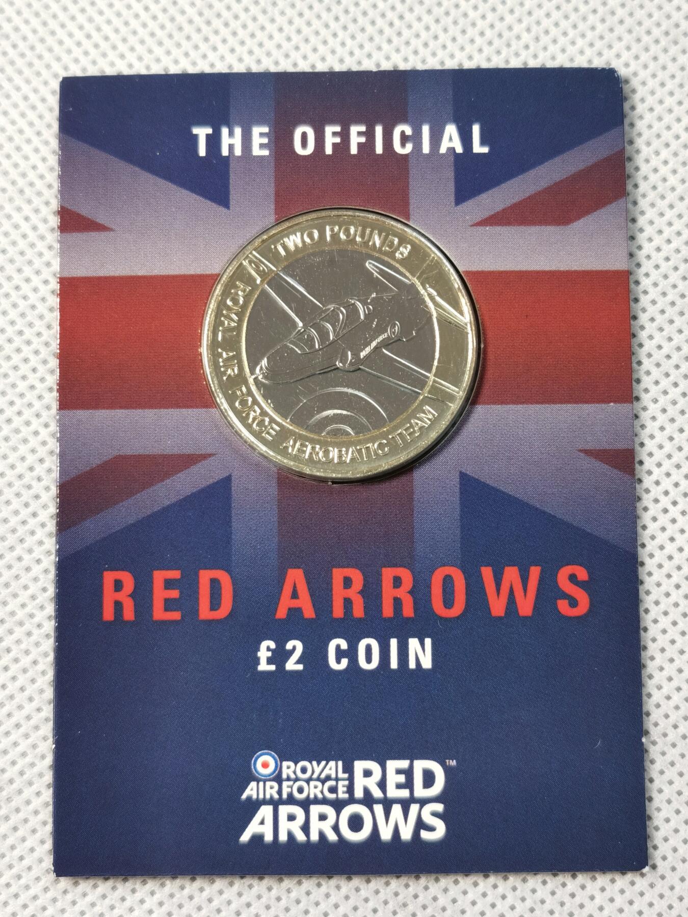  甄臻铺-世界币章拍卖（第15期）套币，现代银币专场。送拍享返佣金等优惠多多 英国皇家空军2镑BU-英属泽西岛纪念币