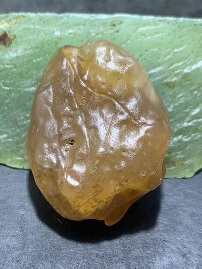放福利！精美天然阿拉善戈壁糖心玛瑙原石一颗， - 放福利！精美天然阿拉善戈壁糖心玛瑙原石一颗，