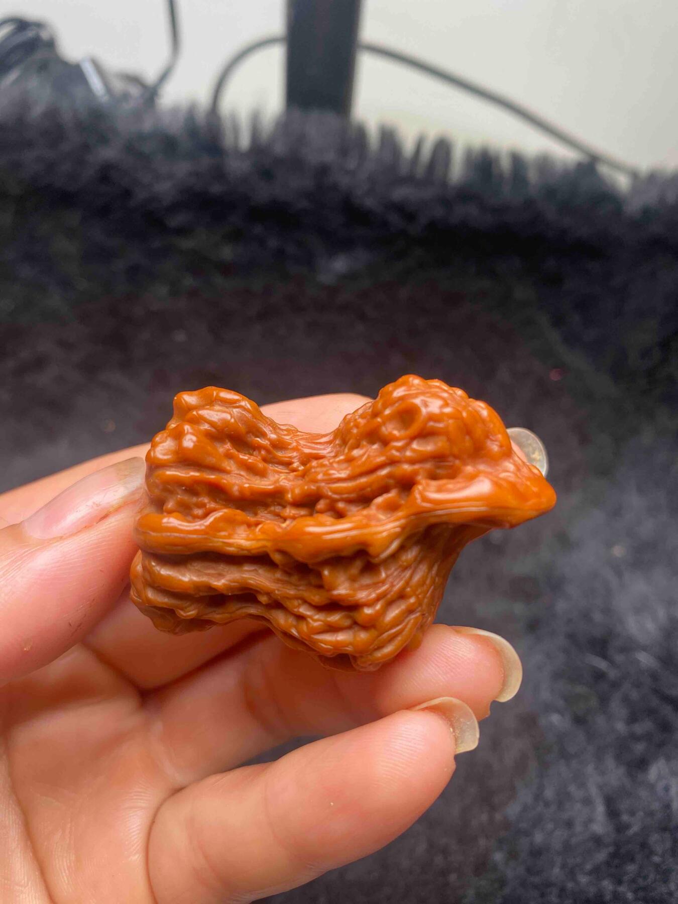 ❤️盘山公子帽三棱核桃(30141) 尺寸边到肚35.35.35mm高38mm