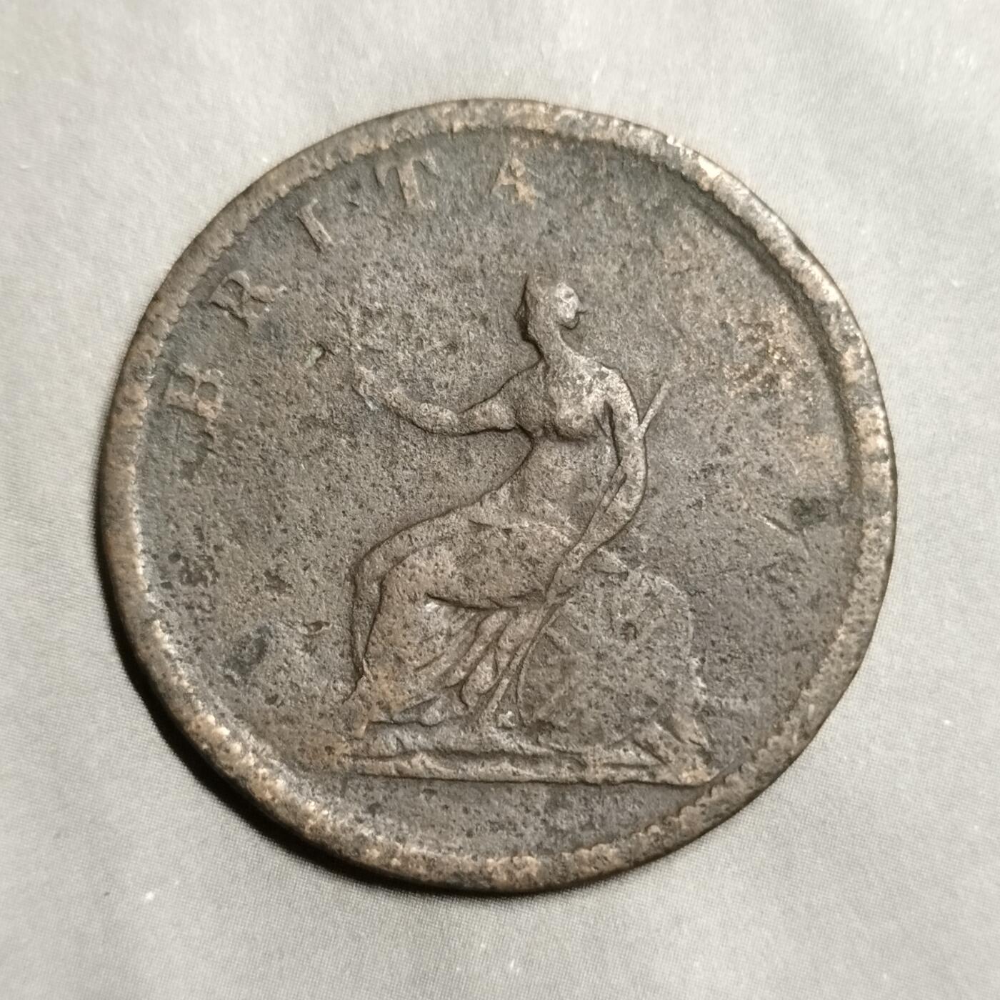 半桥——第十二期，精制币，银币为主，K组 英国1806年乔治三世半便士