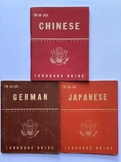 盛世勋华——号角文化勋章邮票专场拍卖第252期 - 二战美国军方的语言入门指南手册 一套三本，主要用于帮助美军人员快速入门相应外语，分为日文版，中文版，德文版。（中文语言指南，编号TM 30 - 333 ） 、（德语语言指南，编号TM 30 - 306 ） 、（日语语言指南，编号TM 30 - 341 ） 