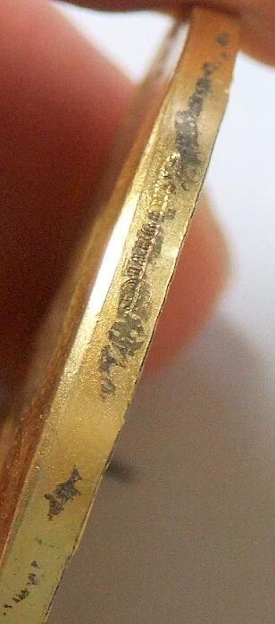 【银】法国1900年前后 女神头像高浮雕精制镀金大银章 带绶带 40MM 40克