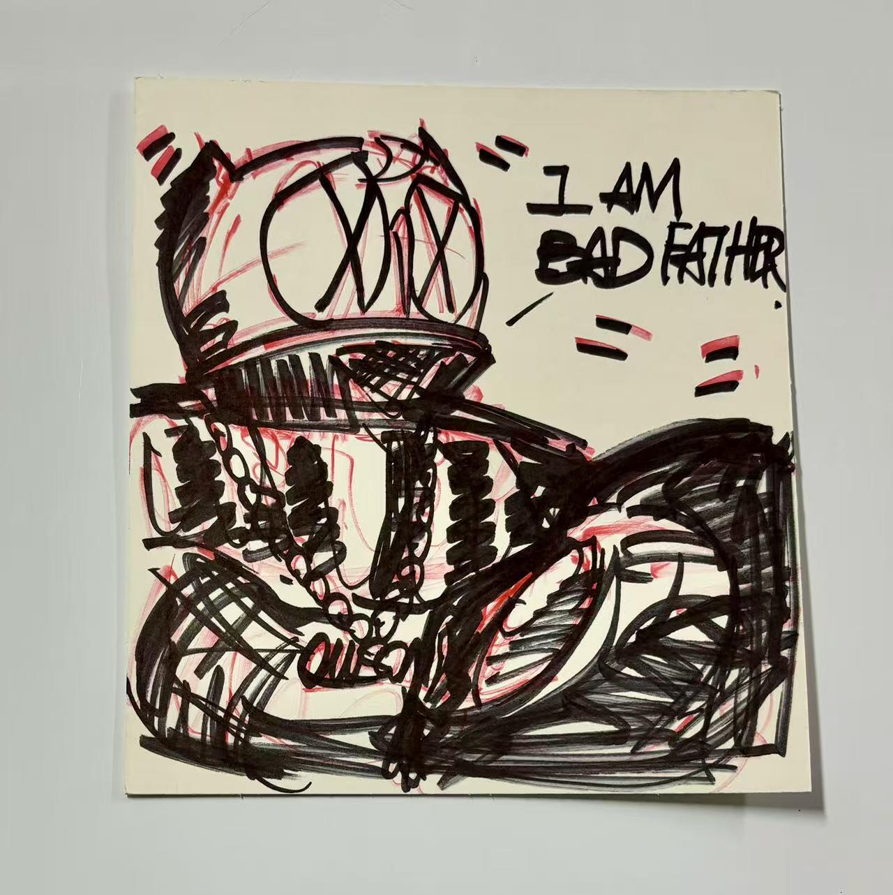 零元拍：歪歪亲绘原画色卡，尺寸：23CMX25CM，不是复制画哦