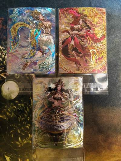 阳大大卡牌超级大甩拍第51期（周五晚上九点截拍，持续收拍品，进群福利早知道） - 【光雕】卡玩帕克 封神天下 第三弹 神云霄+神碧霄+神琼霄 三宫