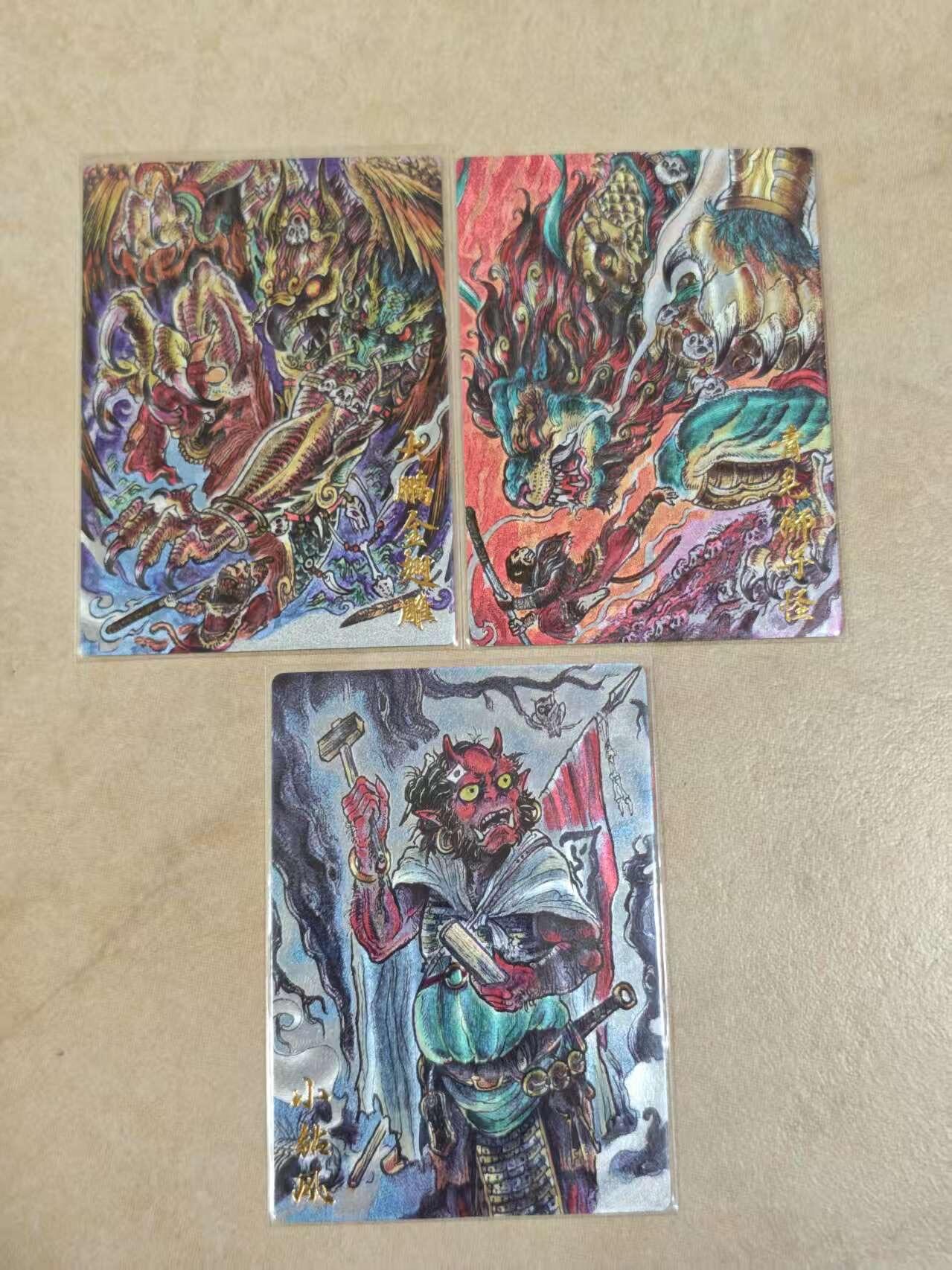 夜之极第十五期 （5月5日周一晚10点截拍，征集群福利活动） 卡德曼 武韵红颜 不二猿 2怪+彩蛋1 粗闪裸卡3张