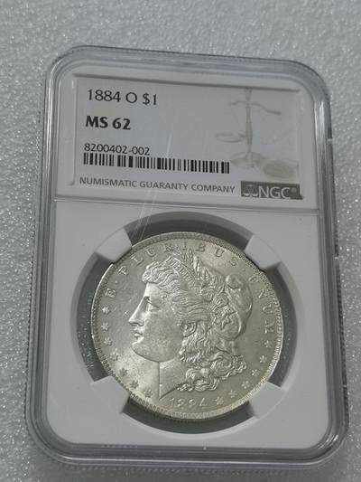 天下钱庄专场欢迎参拍 - NGC MS62 1884美国摩根一美元银币