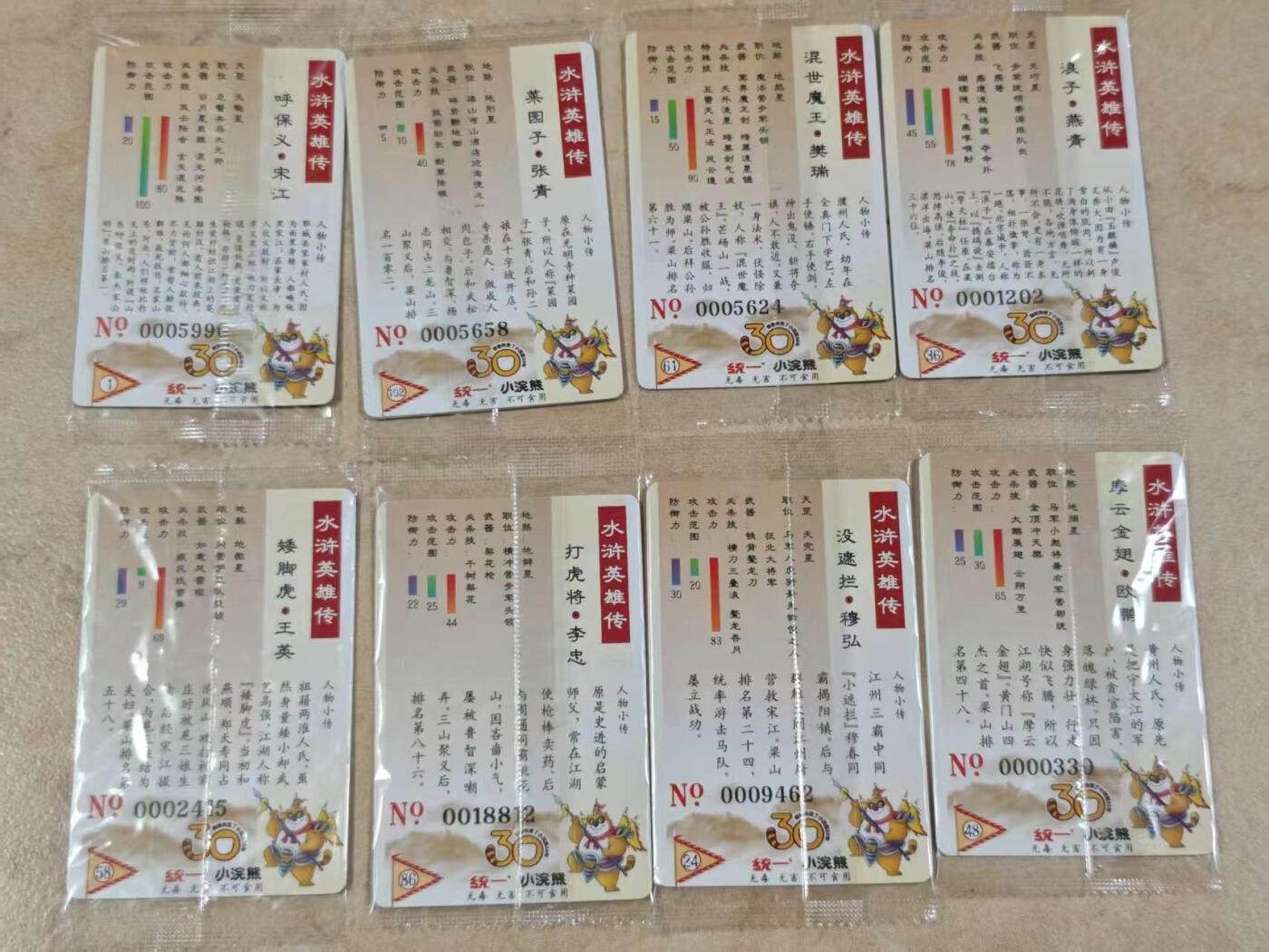 夜之极第十五期 （5月5日周一晚10点截拍，征集群福利活动） 小浣熊30周年 面内普卡 8张