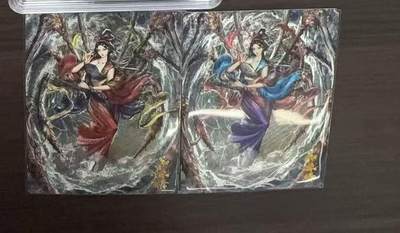 阳大大卡牌超级大甩拍第51期（周六晚上九点截拍，持续收拍品，进群福利早知道） - 【裸卡】卡德曼 武韵红颜 西游礼盒  蜘蛛精裸卡原色＋异色2张