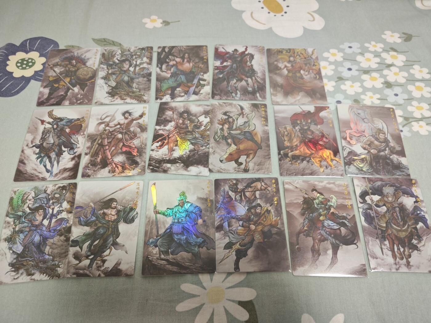 夜之极第十五期 （5月5日周一晚10点截拍，征集群福利活动） 齐卡文化 张建东水浒盲盒 墨色/彩闪 17张