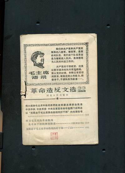沧河堂书籍00028 - 1968.33  革命造反文选