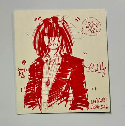 零元拍：歪歪亲绘原画色卡，尺寸：19CMX22CM，不是复制画哦 - 零元拍：歪歪亲绘原画色卡，尺寸：19CMX22CM，不是复制画哦