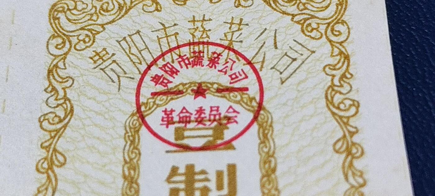 精品票证拍场 贵阳市蔬菜公司，豆制品票，2联！