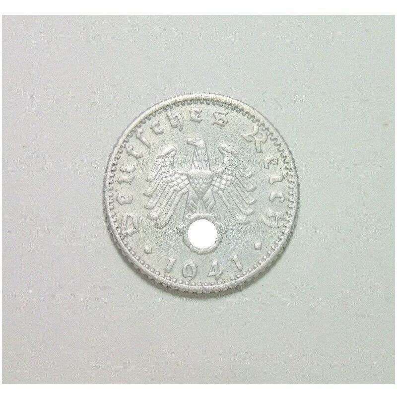 德国第三帝国1941年A版50芬尼 爽品