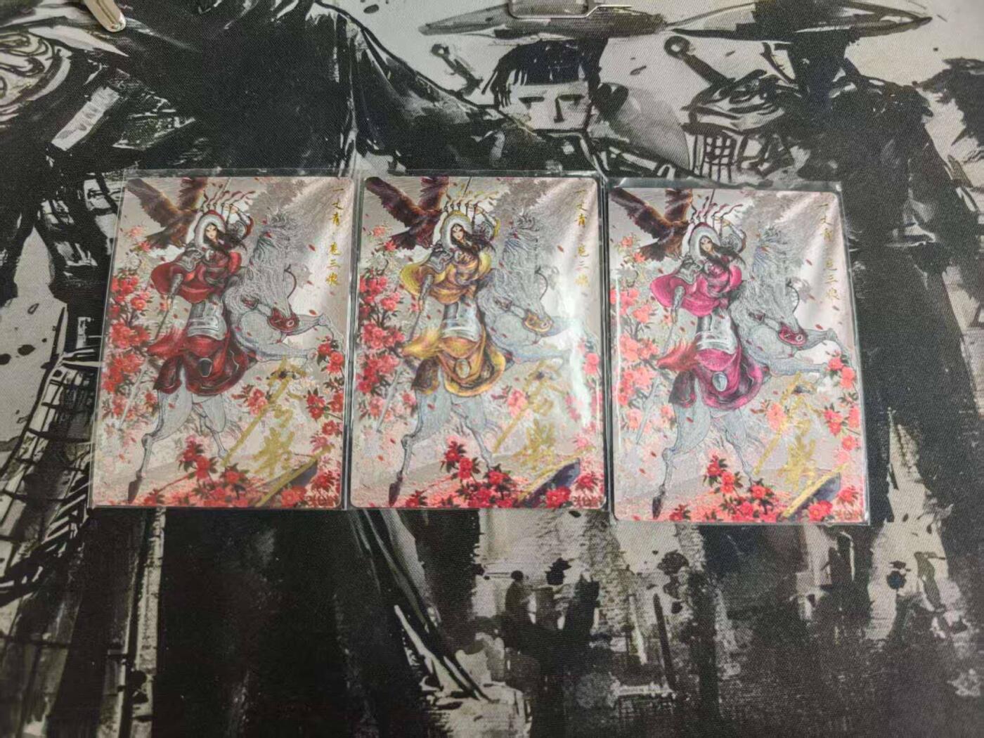 秋原瞳的小店第13期（阳春5月的夏天，是否还记得那个即将毕业分离曾为你撑伞的她） 【亲签卡】卡德曼-谷粒三娘- 11号 一套三张齐
