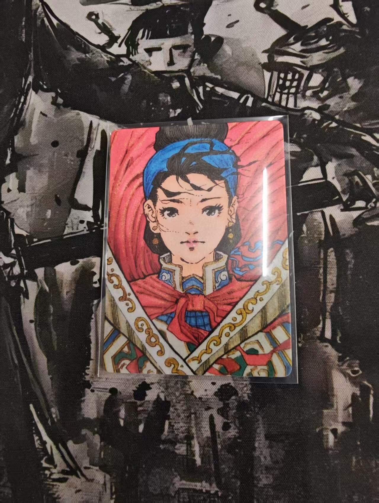 秋原瞳的小店第13期（阳春5月的夏天，是否还记得那个即将毕业分离曾为你撑伞的她） 小花瓣药香系列 手绘复刻卡 双刀三娘 限量22张 错过拍大腿