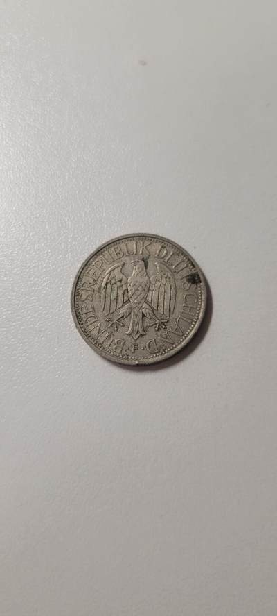 2025第十六期  西德联邦德国1992年1马克F厂铜镍币