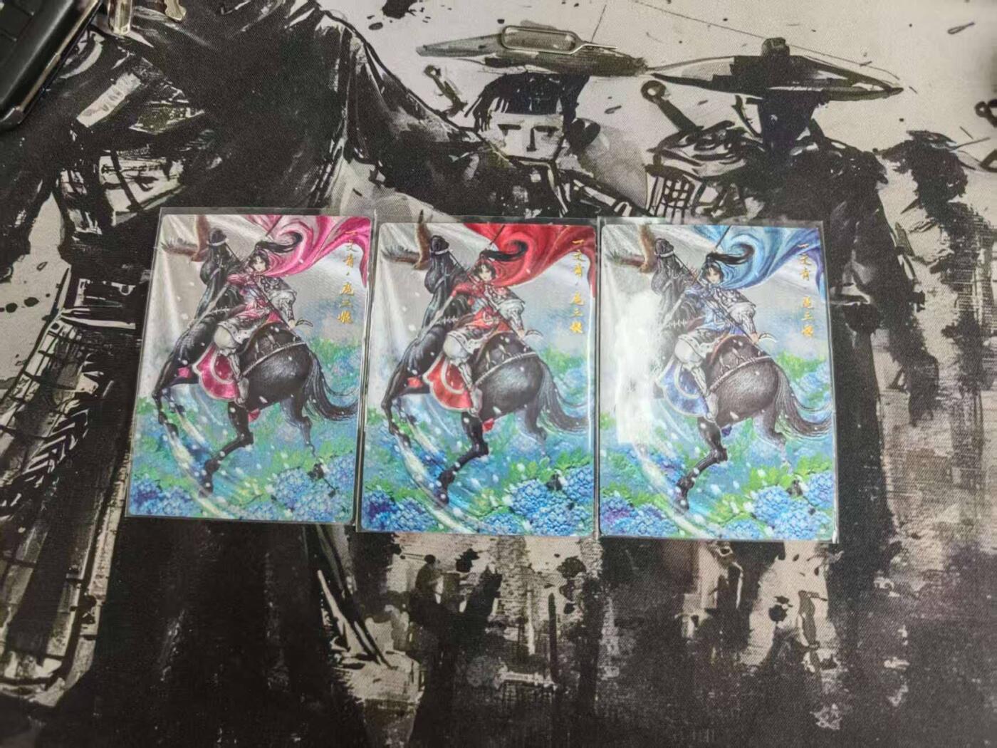 秋原瞳的小店第13期（阳春5月的夏天，是否还记得那个即将毕业分离曾为你撑伞的她） 【粗闪卡】卡德曼-谷粒三娘- 48号三娘 一套三张全