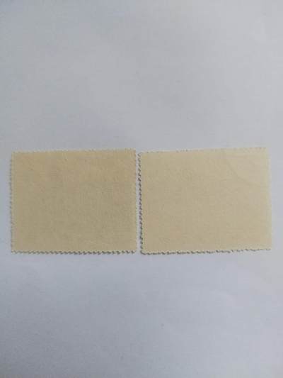 邮票专场 1958年 北京电报大楼落成纪念邮票。一套二枚。