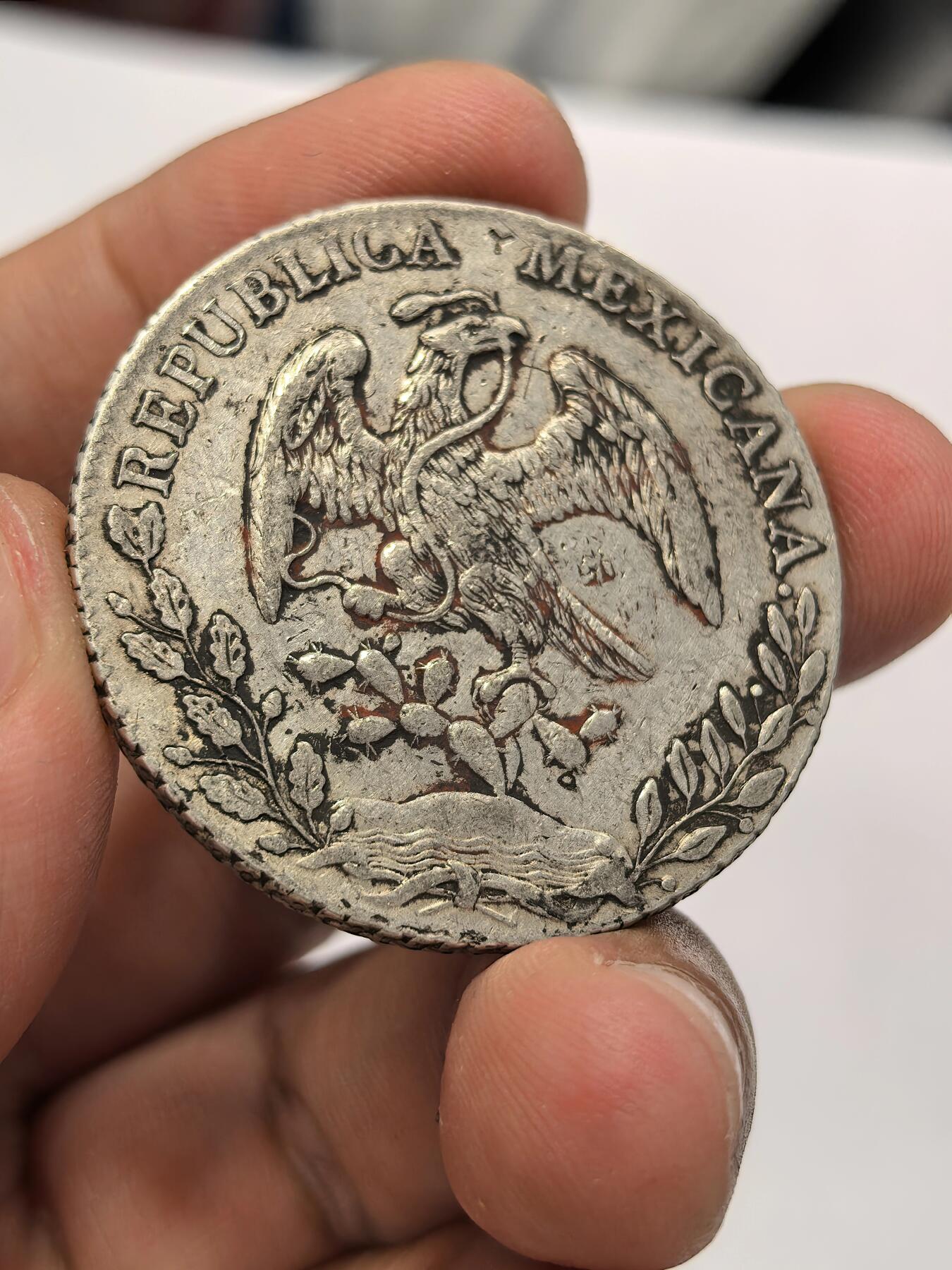 博洋堂世界钱币拍卖第122期（全场包邮） 墨西哥花边鹰洋1886MO MH 原味全羽毛墨印