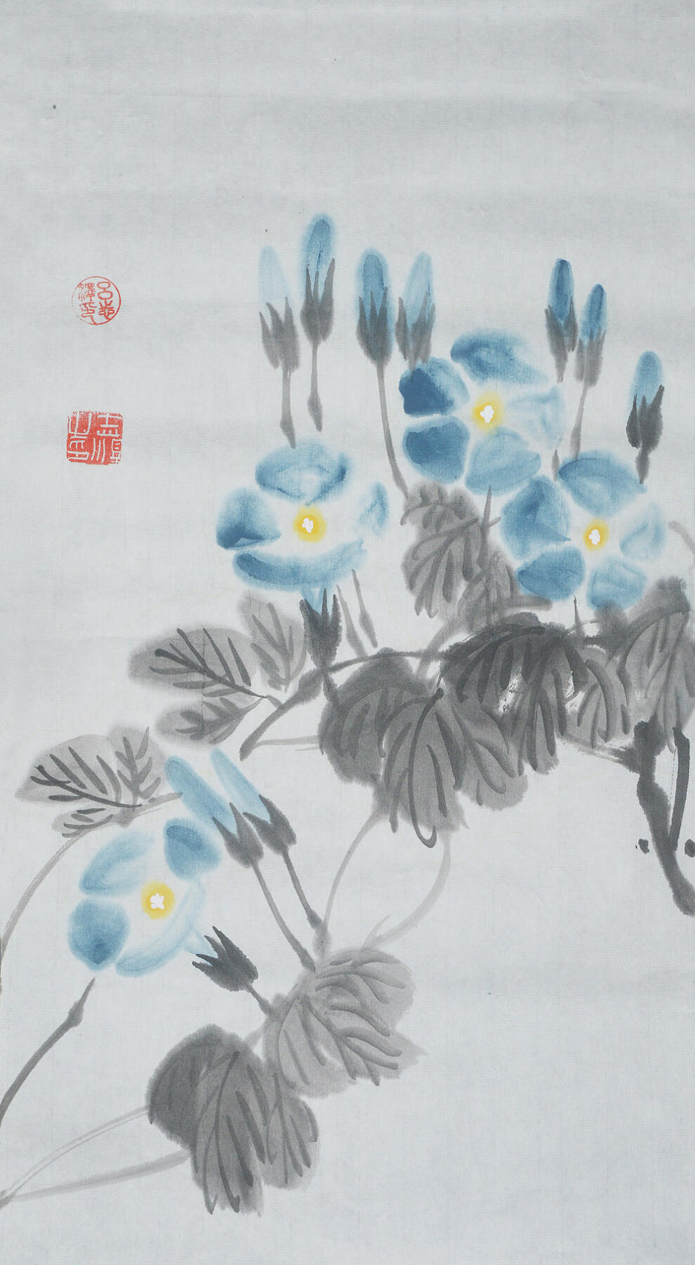 中国美术学院校友专场二 吕志泽《牵牛花》