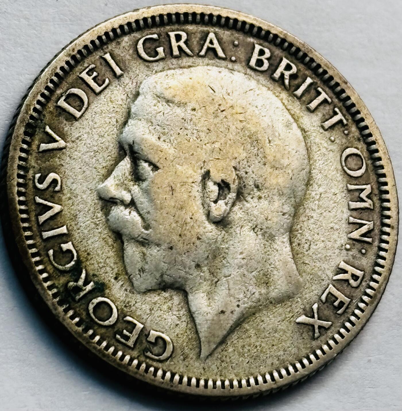 文馨钱币收藏第 243 场，各国古铜币，英系场 1933 年英国 1 先令银币