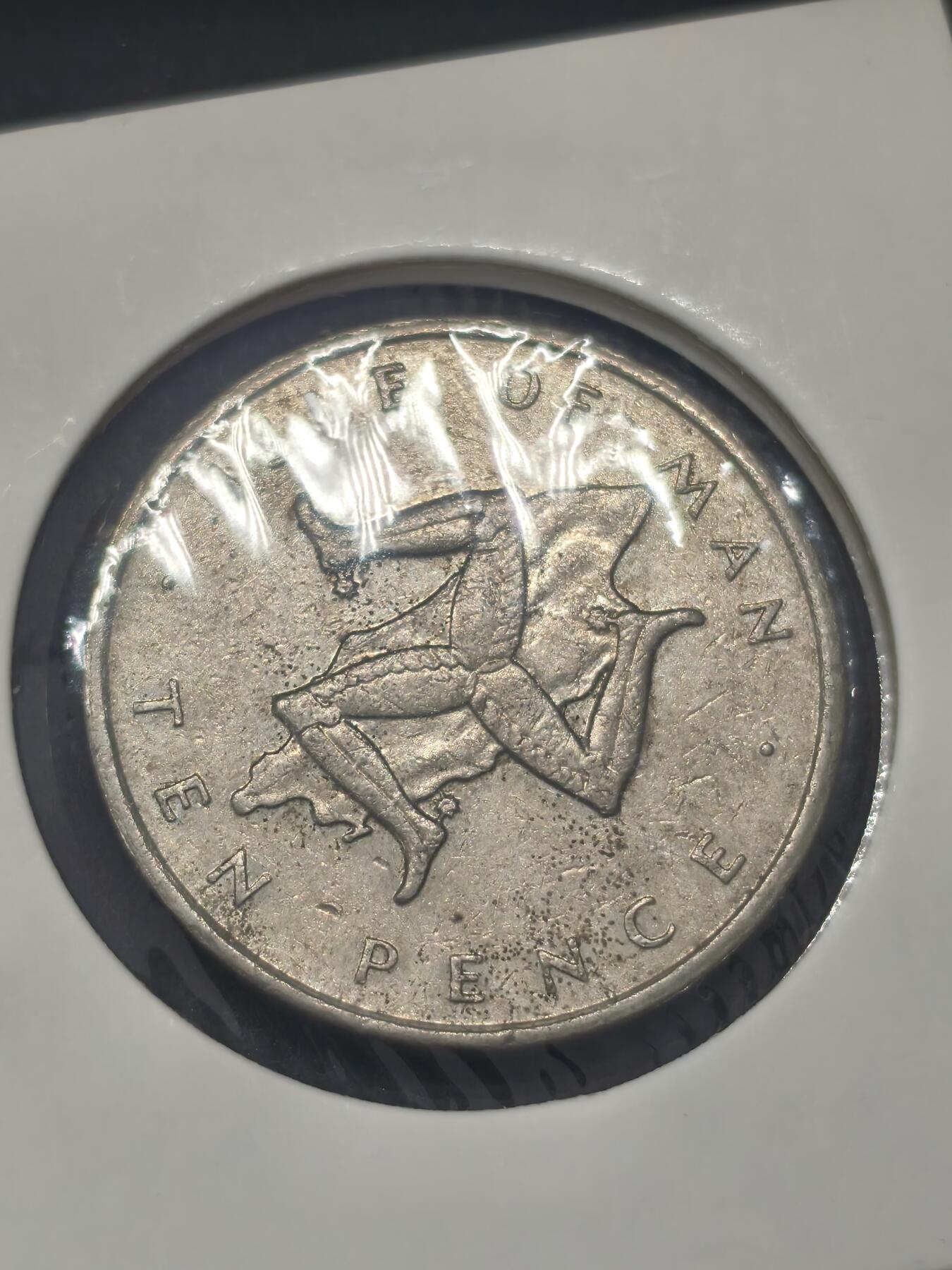 Krab外币市集Vol.9 马恩岛1976年10便士