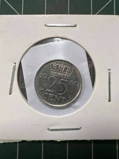 第893期  硬币专场 （无押金，捡漏，全场50包邮，偏远地区除外，接收代拍业务，本店十天发一次货） - 荷兰25分  内含文王八封，可看运势