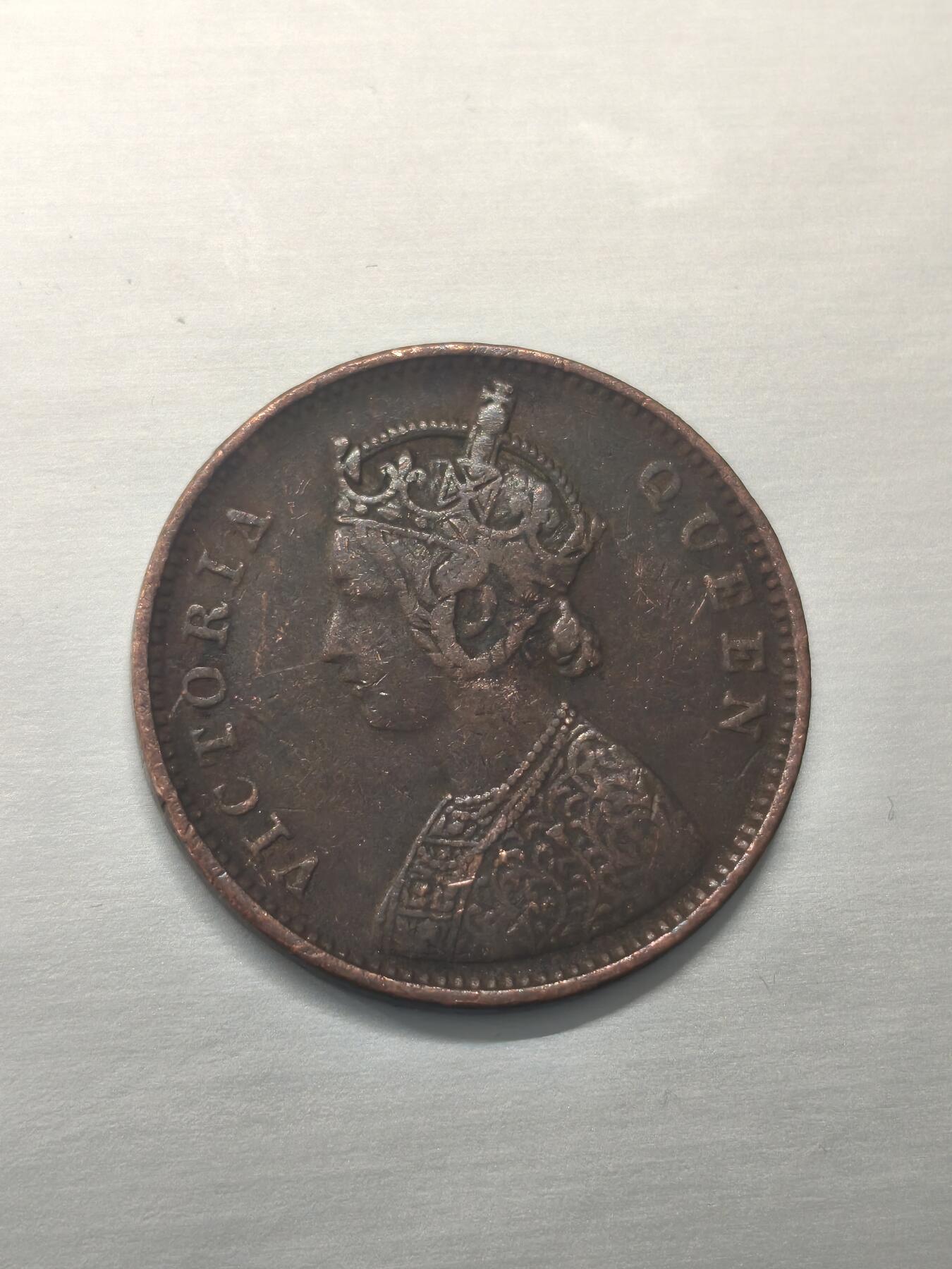 Krab外币市集Vol.9 英属印度1862年1/4安娜